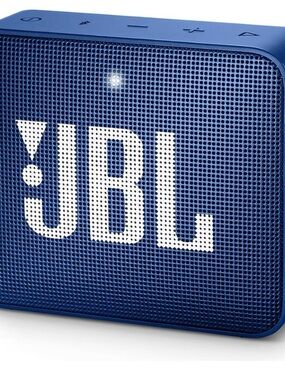 JBL Compact Bluetooth Speaker in Blue with White Logo